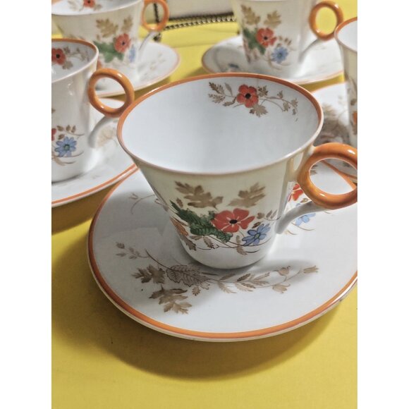 Rare Vintage Shelley Art Deco Cup and Saucer: Hand Painted REG#781613 - Picture 2 of 16